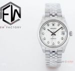 Replica Rolex Datejust 31 watch in White Micro Dial